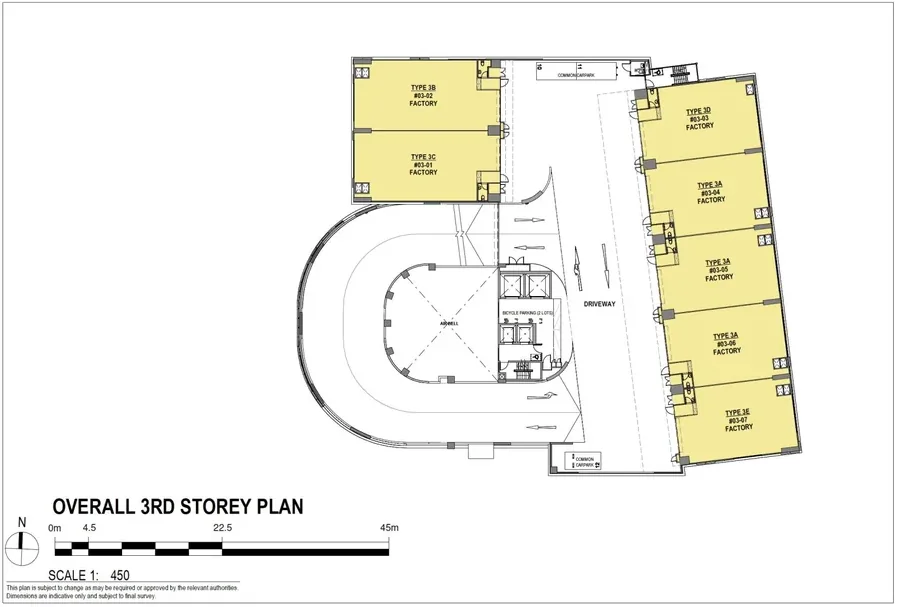 KeyStone @ Mandai overall 3rd storey plan